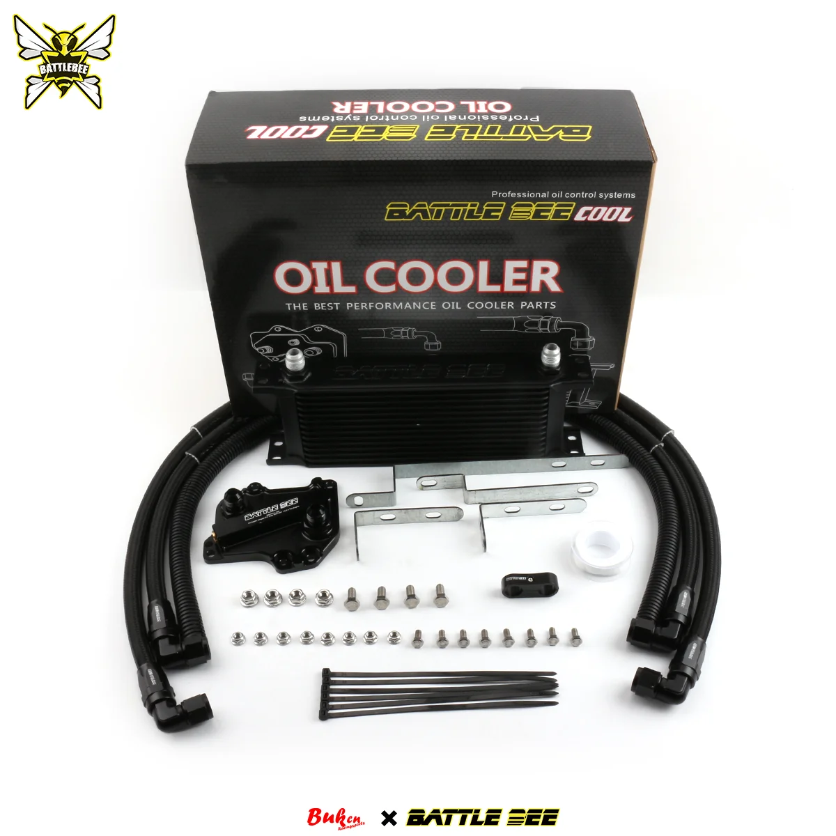2026 Hot 1Set Engine Oil Cooler Kit for V*W MK7 EA288 1.6L & 2.0L TDI for Cooling System Aluminum Alloy BATTLEBEE BB-OCK-124
