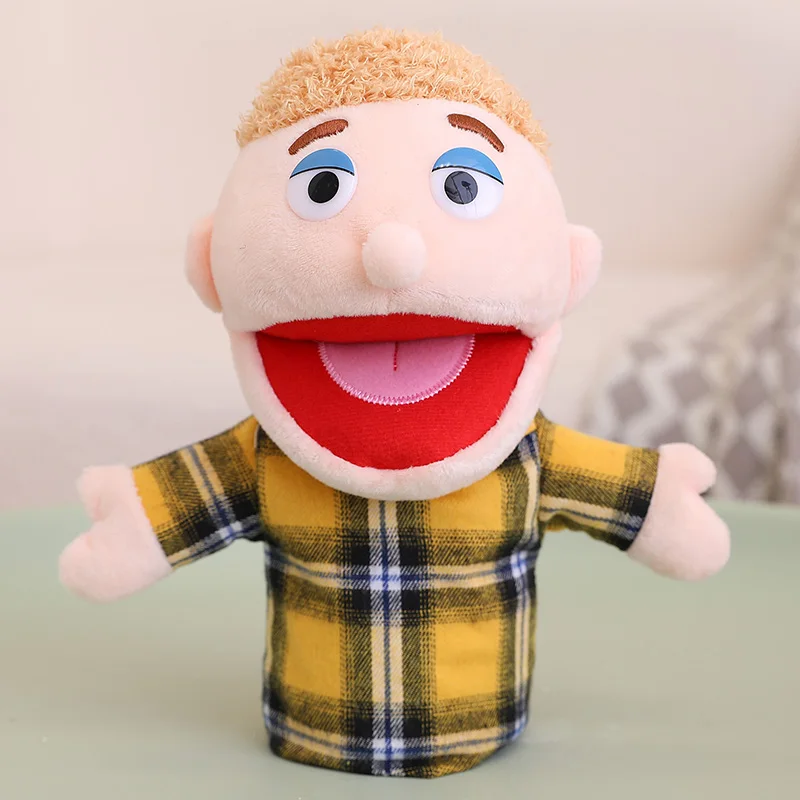 28–33 cm Kinder-Plüsch-Finger- und Handpuppe, beliebte Aktivität, für Jungen und Mädchen, Rollenspiele, Gute-Nacht-Geschichte, Requisiten, Familie, Rollenspiel, Spielzeugpuppe