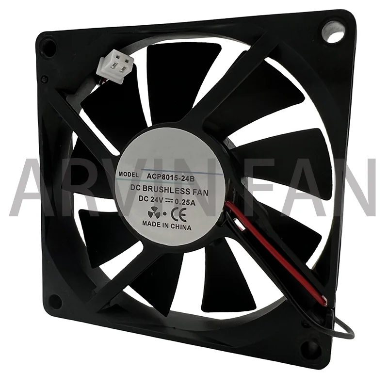 ACP8015 8cm 80mm Fan 80x80x15mm DC5V 12V 24V 2pin Cooling Fan For Router Chassis Power Supply Charger Inverter