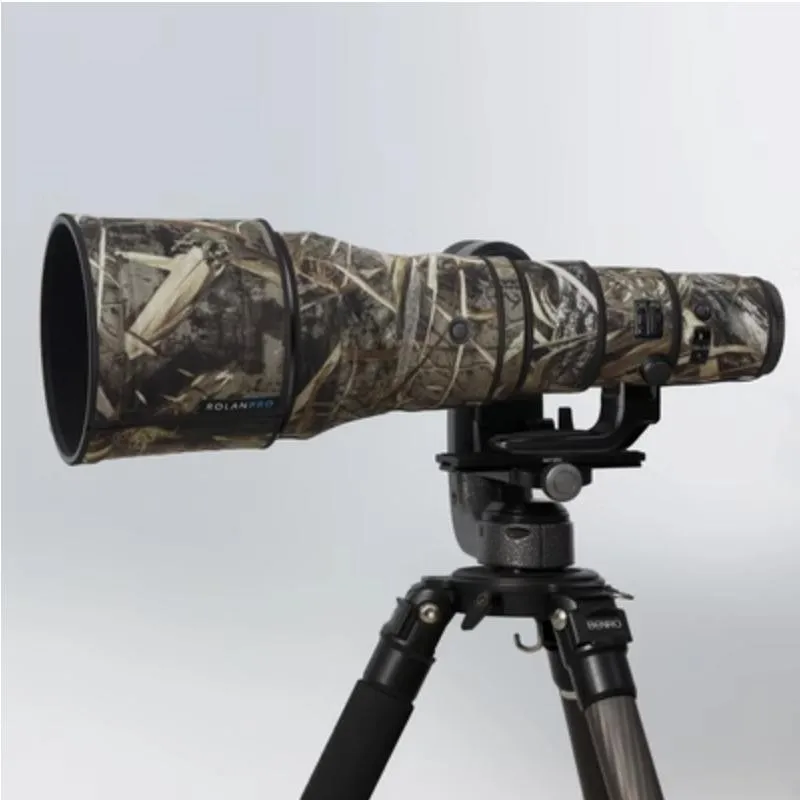 ROLANPRO Waterproof Lens Coat For Nikon Z 800mm f/6.3 VR S Camouflage Lens Clothing Rain Cover Guns Case Cover Z800 Lens Sleeve