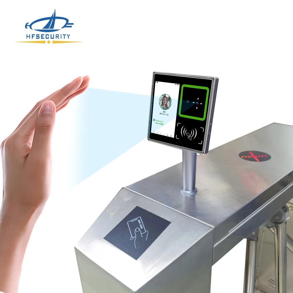 

HFSecurity FR05P Free Management Software Vsible Face Recognition Device Palm Scan Biometric Access Control Installation