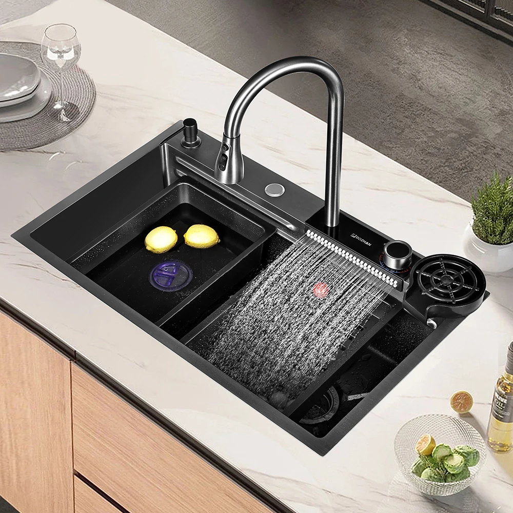 Multi Function Kitchen Sink Kitchen Sink Drain Basket Single Bowl Stainless Steel Kitchen Sink Without Faucet