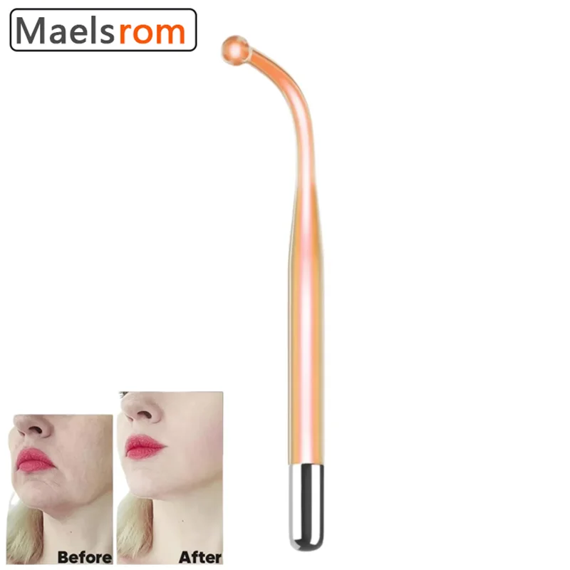 

Высокочастотный электрод, оранжевое гибкое стекло, профессиональная палочка для подтяжки кожи и лечения прыщей для машин для лица (гиблок)