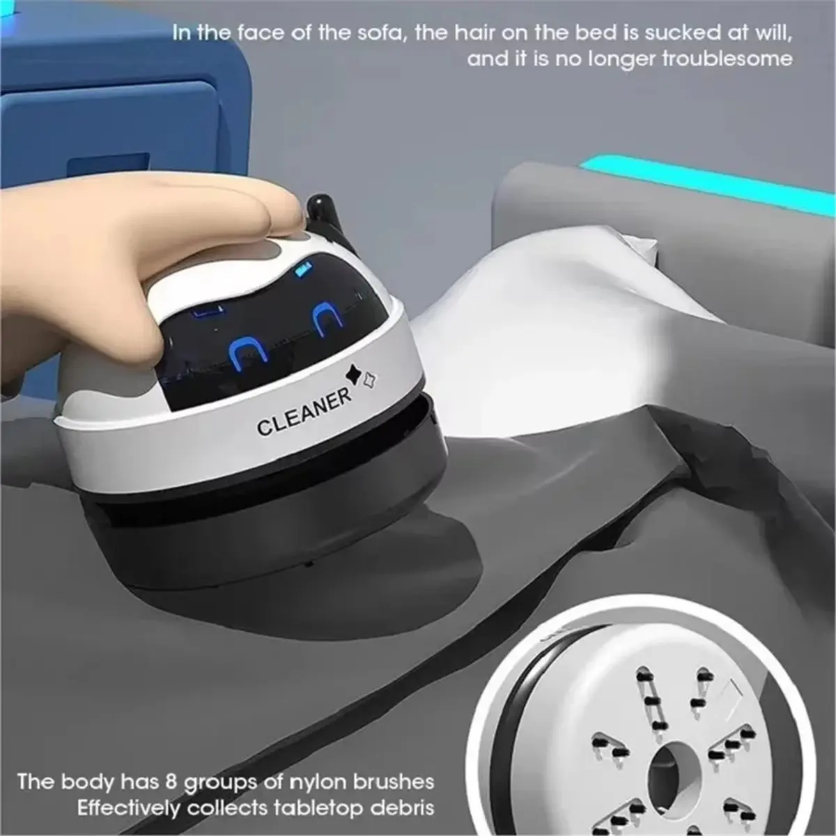 618 Mega Sale USB Mini Vacuum Cleaner for Desk, Handheld Table Sweeper for Desk