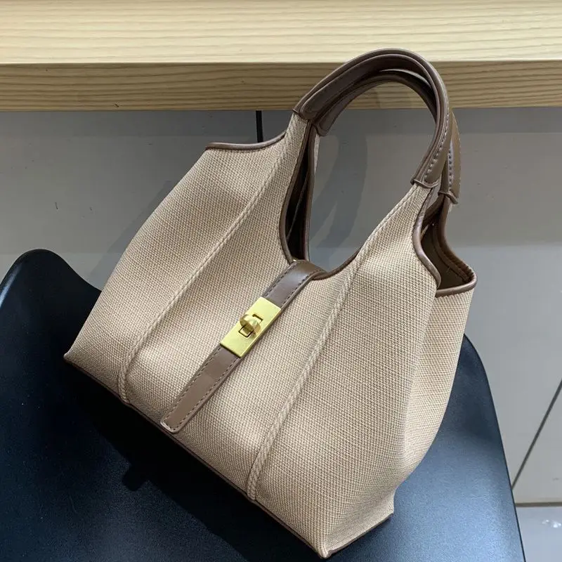 2024 nuova borsa, borse da donna, borsa a secchiello di alta qualità, borsa di tela, borsa a tracolla da donna