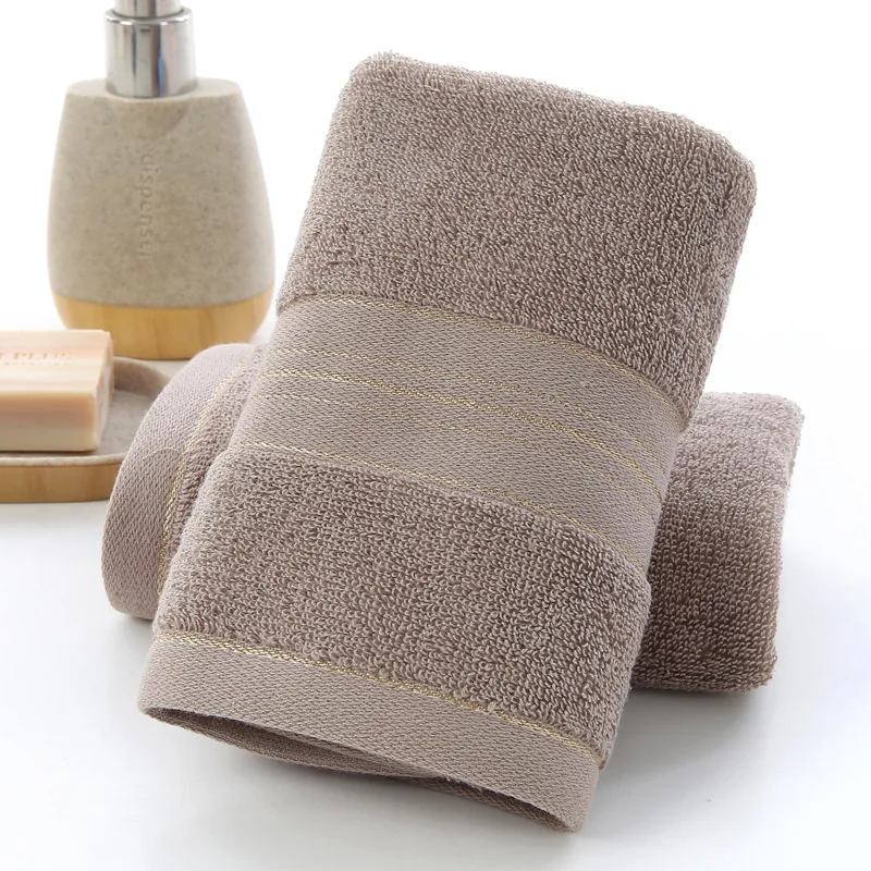 High Quality 100% Cotton Face Hand Towels for Adults Home Use Hand Towel Face Care Bathroom Cotton Towel 34x74cm