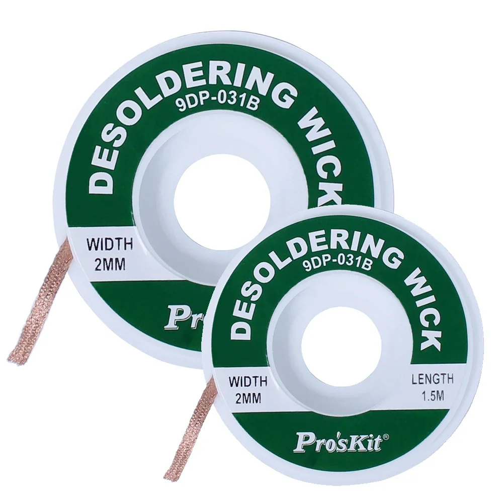 Pro'skit 9DP-031B Bga Zuig Tin Lijn Desolderen Lont Solder Remover Draad Voor Pcb Ic Moederbord Reballing Tool