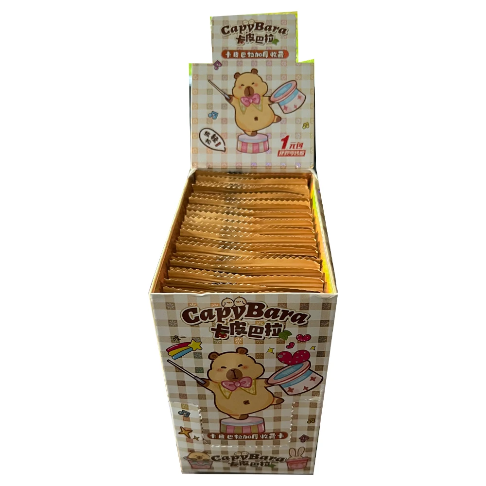 Original CapibaraCard For Children Cute Lazy Stable Mental State Exquisite Rare Limited Game Collection Card Birthday gifts