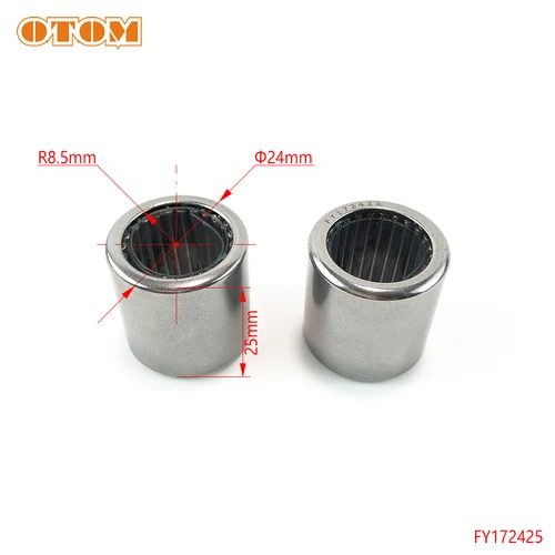 Imagen 2 del producto OTOM-pivote de brazo oscilante para motocicleta, cojinetes de agujas, cojinete de biela de cojín para HONDA XR400 CRF230F CRF250L NC700X VFR800 CB