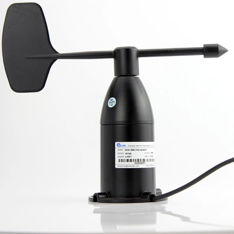 Low Cost High Resolution 3 Degree Accuracy Wind Vane Anemometer magnetic Wind direction sensor