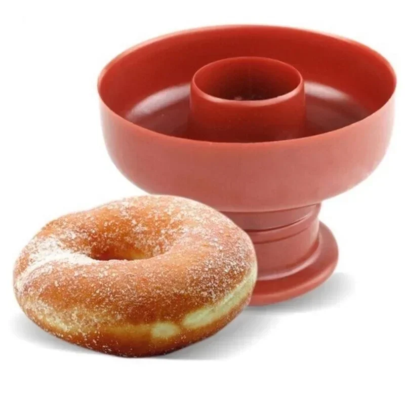 

DIY Donut Mold Fondant Doughnut Cutter Bakery Decorating Cake Tool Home Food-Grade Plastic Cake Maker Mold Desserts Cutter