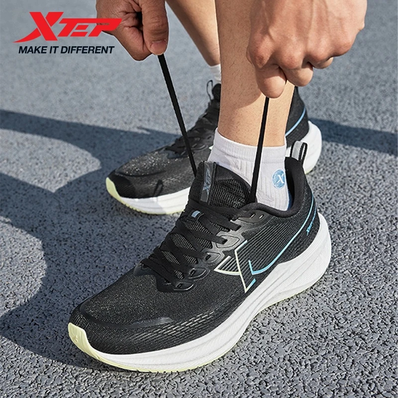 Męskie buty do biegania Xtep Kunpeng Lato 2024, lekkie, oddychające, amortyzujące, amortyzujące buty sportowe z odbiciem 875219110025 — zdjęcie 6