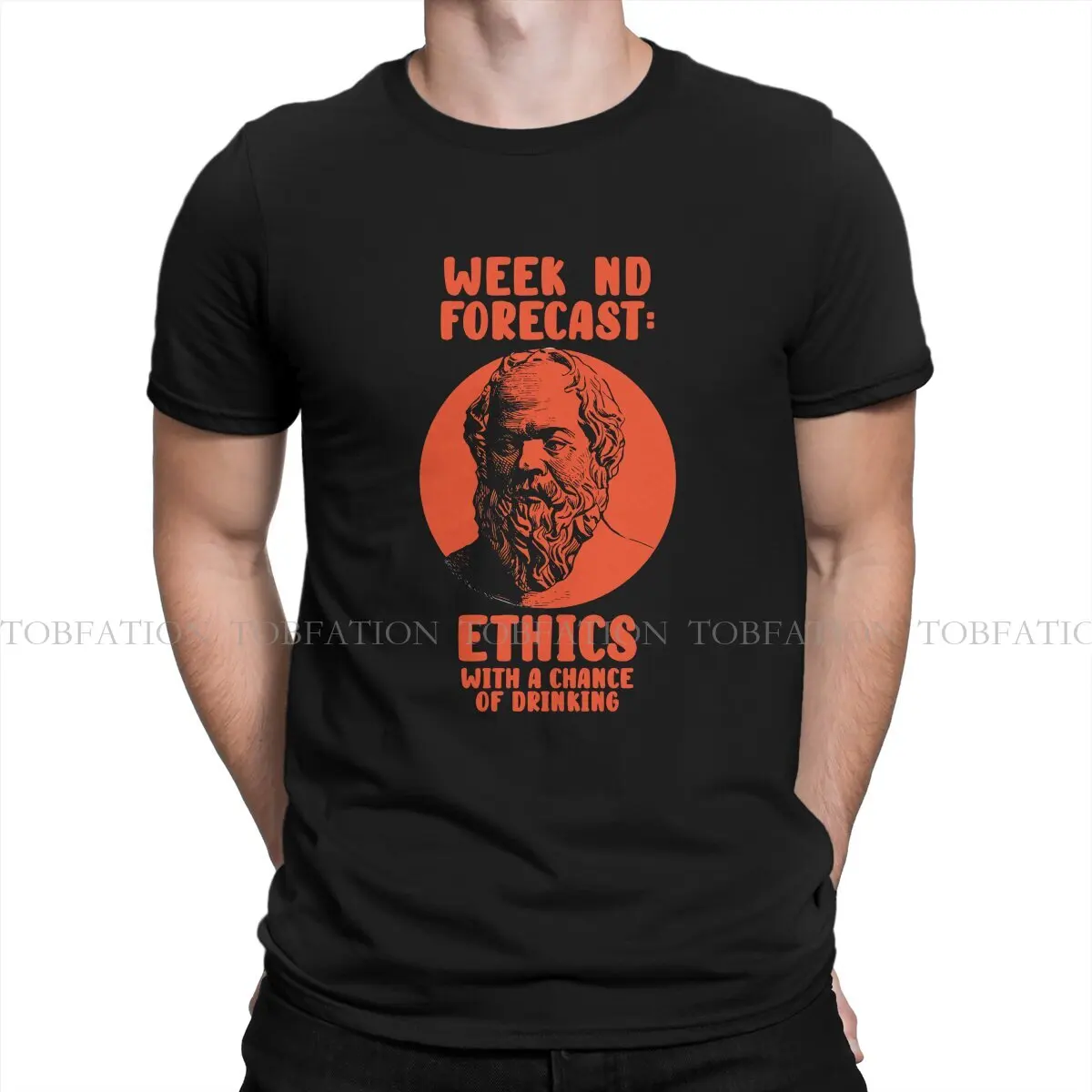 Metaphysica Socrates Philosophy Ethics Cotton T Shirt Harajuku Fashion Men's Tshirt O-Neck Streetwear