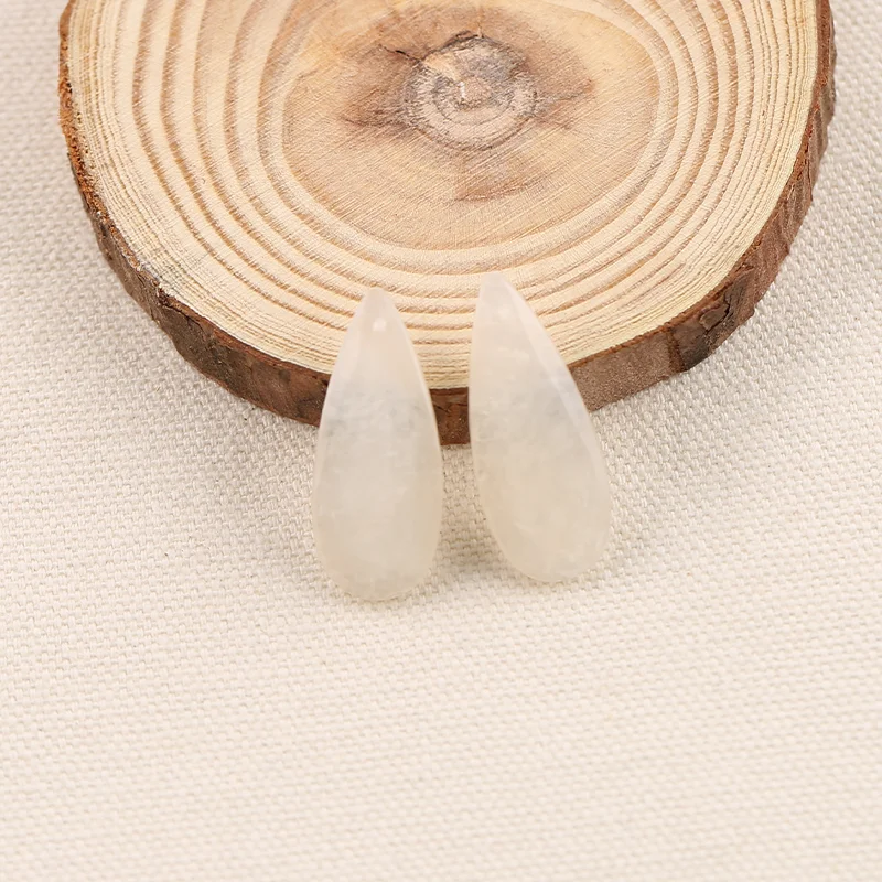 

B&F Agate Earring Beads for Jewelry Making, Handmade Natural stones beads, Stones for jewelry Making Supplies