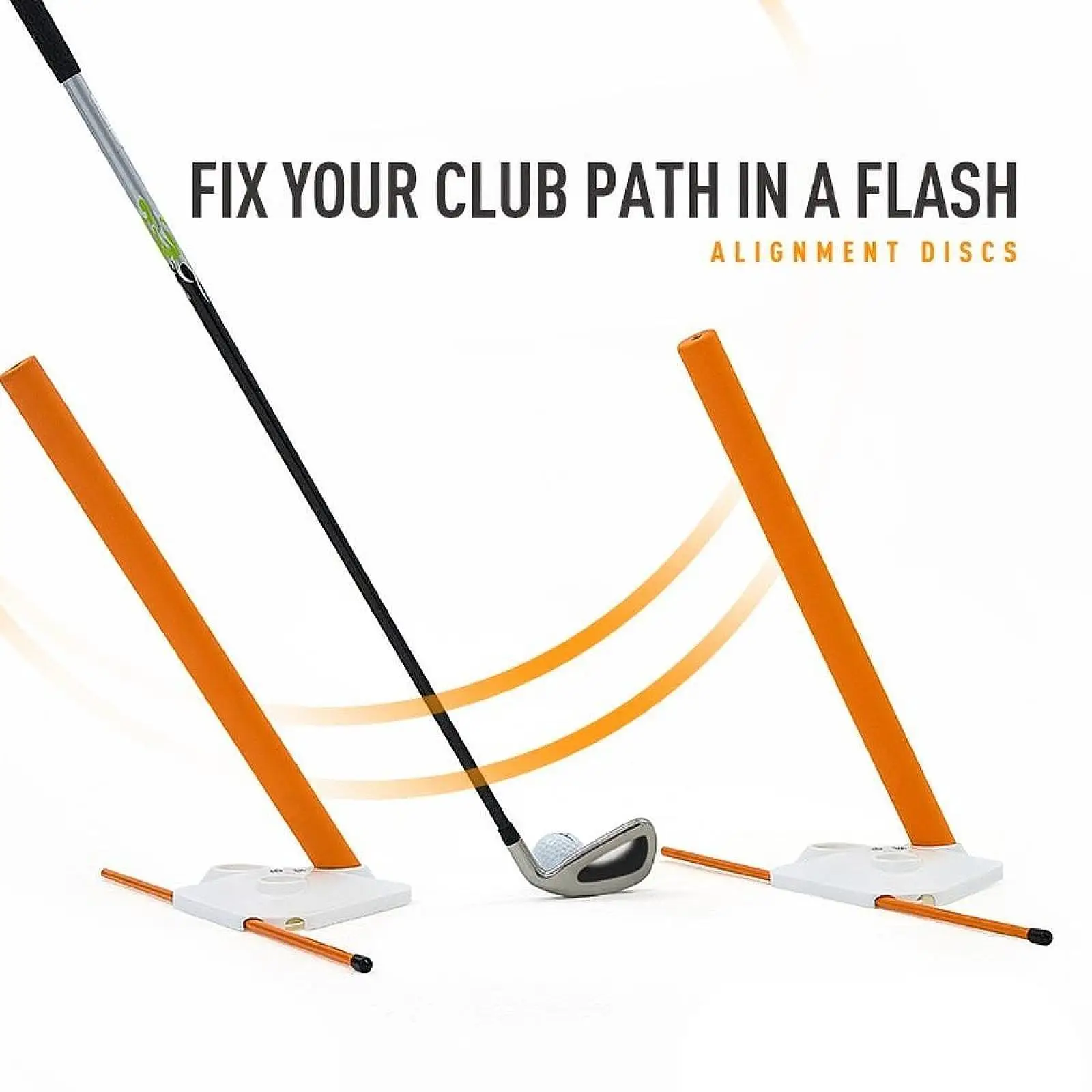 

Golf Alignment Stick Holder Portable Swing Training for Beginner Gift Indoor