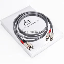 High quality audionote hifi audio cable 2 RCA-2 RCA cable Pure audio signal cable