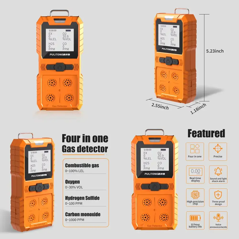 Portable 4 For H2S …