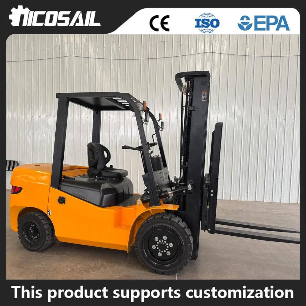 

2.5-ton small forklift hydraulic forklift warehouse factory goods stacking pallet transportation loading and unloading
