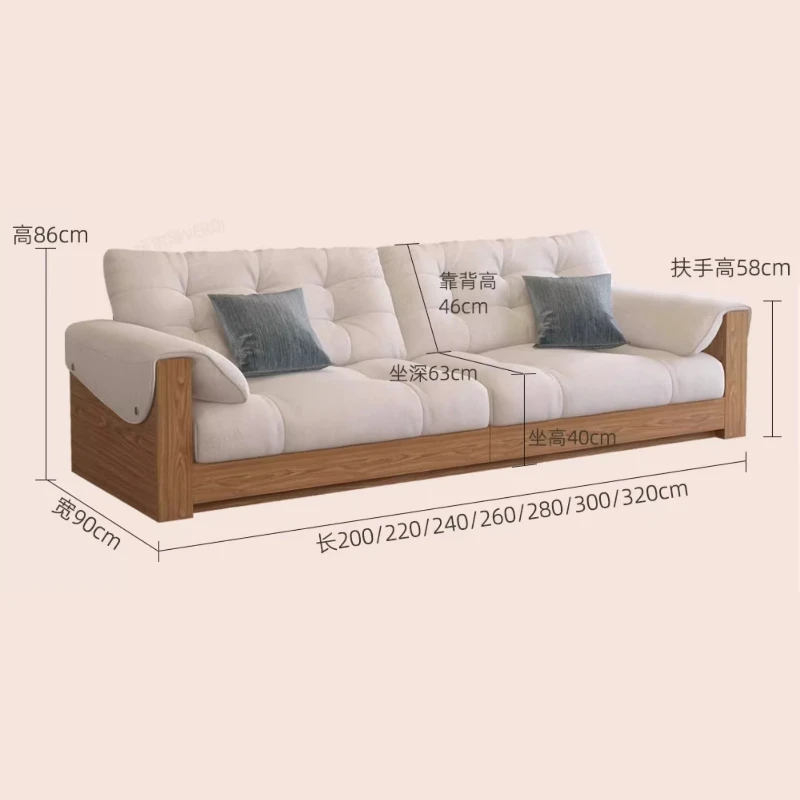 Floor Nordic Sofa Minimalist Recliner Adults Comfortable Soft Sofa Cushion Living Room Divani Da Soggiorno House Accessories