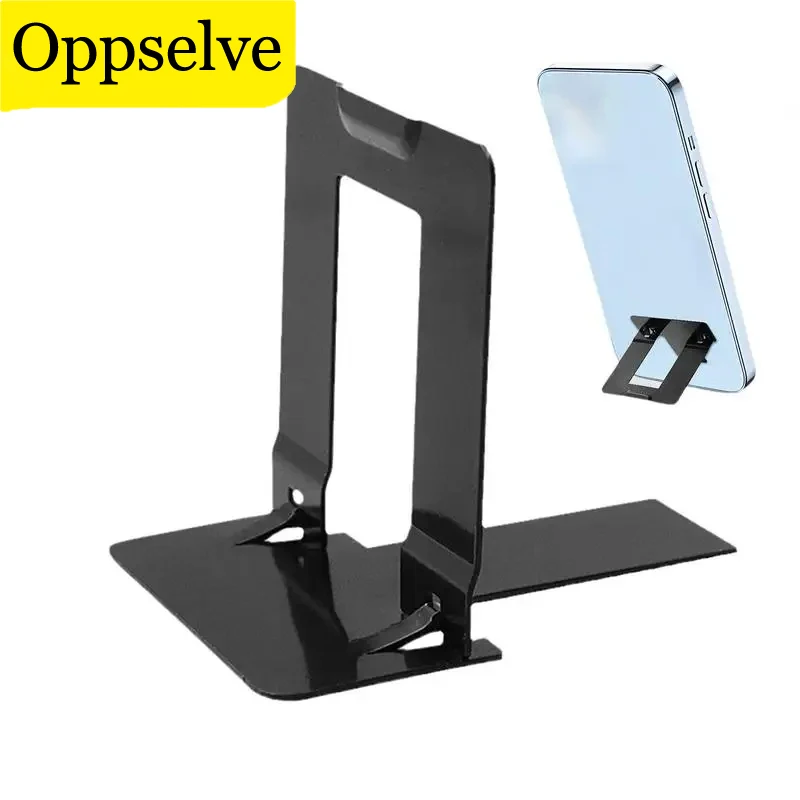 Mini Invisible Mobile Phone Holder Self-Adhesive Alloy Bracket For iPhone 13 14 15 16 Pro Max Plus Adjustable Folding Kickstand