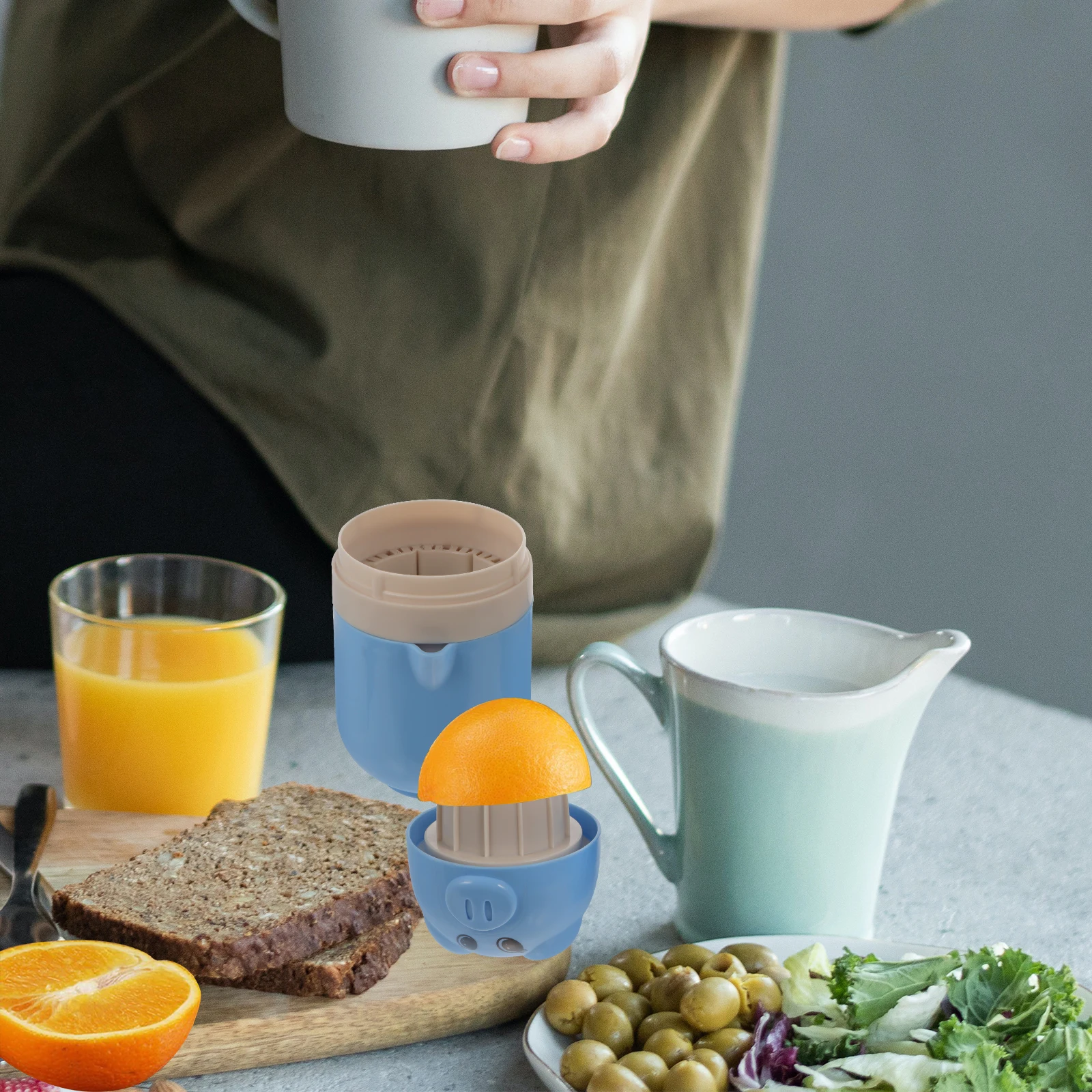 

Mini Manual Food Grade Easy to Use Fruit Squeezer Household Soy Milk Manual Juicer Maker Clean Safe Reliable