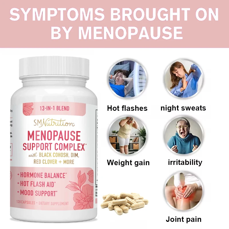 DIM Supplement - Helps with Menopausal Symptoms, Helps Women\'s Health, Relieves Mood Swings, Night Sweats and Hot Flashes