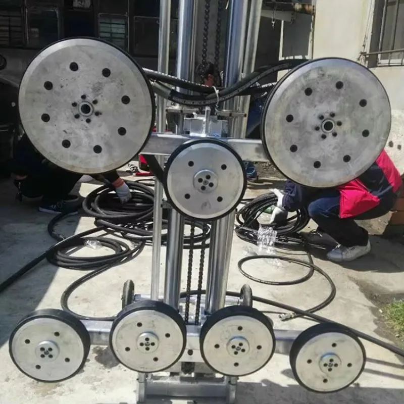 Lightweight Hydraulic Wire Saw for Portable Stone Cutting