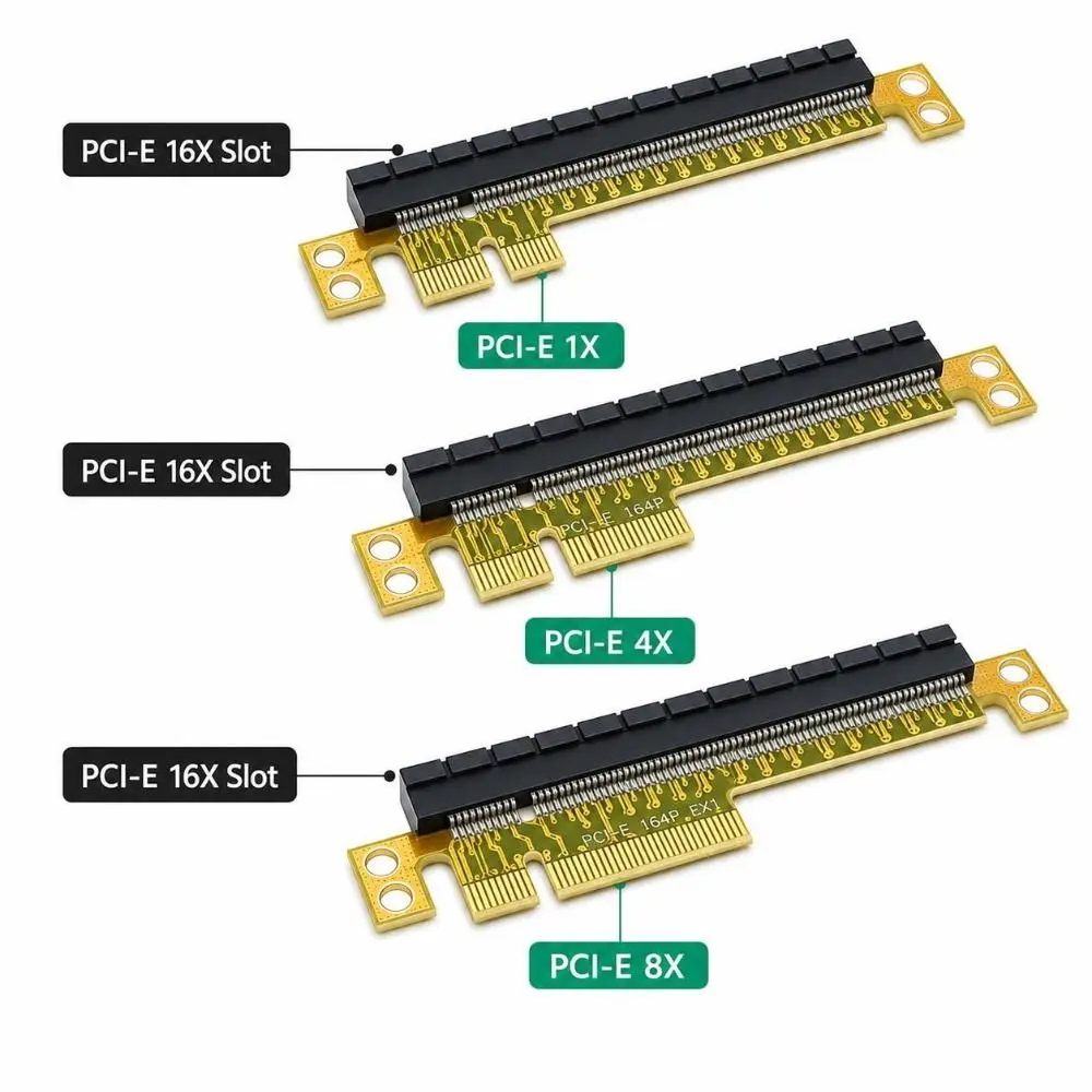 Professional PCIE x16 PCIE Riser Card High Speed Versatile PCI Express Slot Extender Universal GPU Riser PC Case Configuration