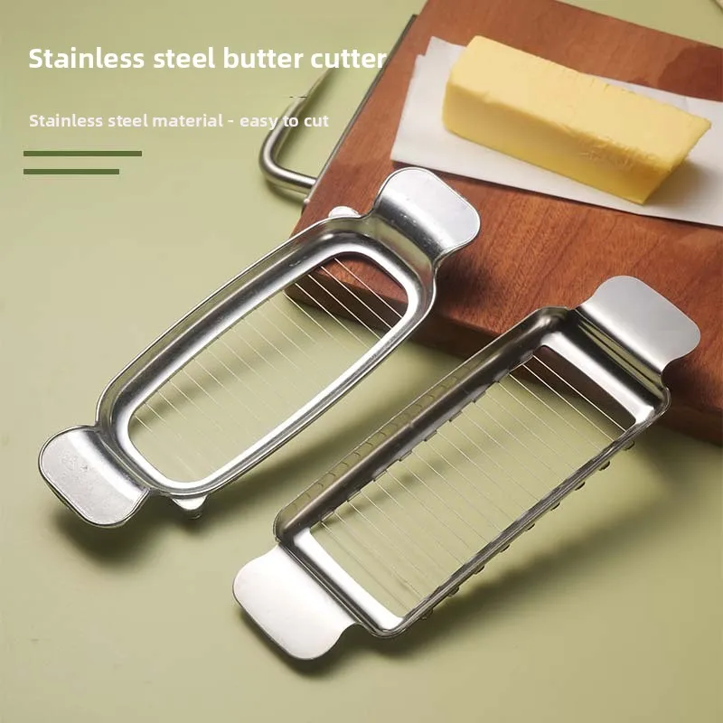 

Stainless steel cheese slicer, butter cutter, cheese cutter, foie gras slicer, household kitchen baking tool