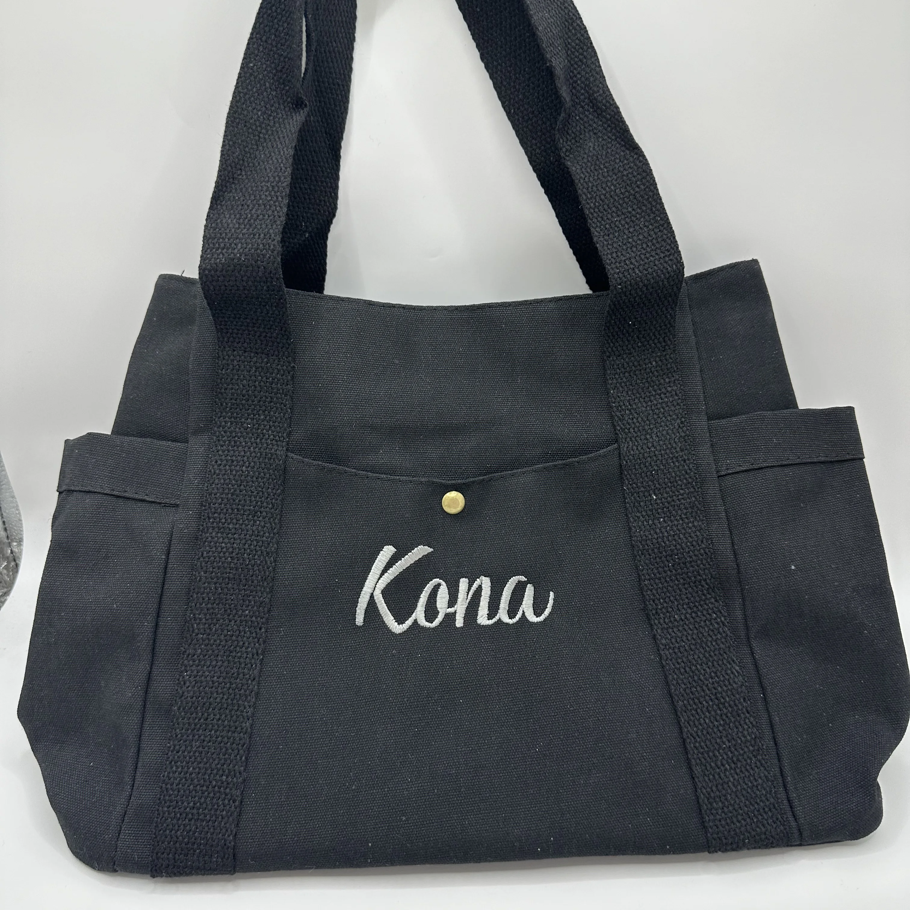 Large Capacity Canvas Tote Bag Custom Embroidered Name Tote Bag Ladies Boat Tote Bag Personalized Hen Party Bride Gift Totes