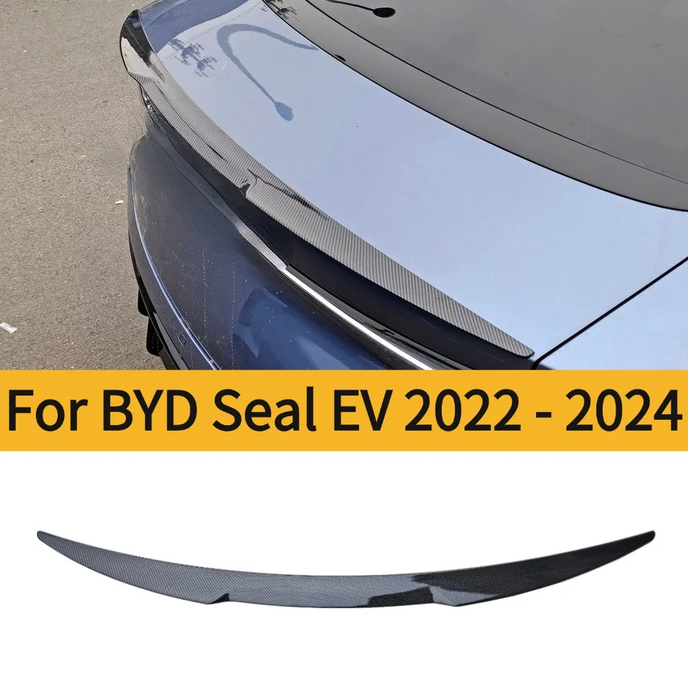 For BYD Seal EV 2022-2024 Rear Wing Body Kit Tuning AccessoryGloss Black ABS Car Trunk Spoiler