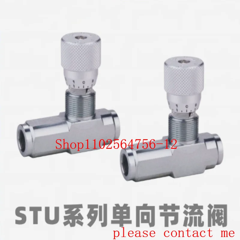 1pc vender válvula de aceleração hidráulica de controle de fluxo STB-G1/4 STB-G3/8 STB-G1/2 STB-G3/4 STB-G1