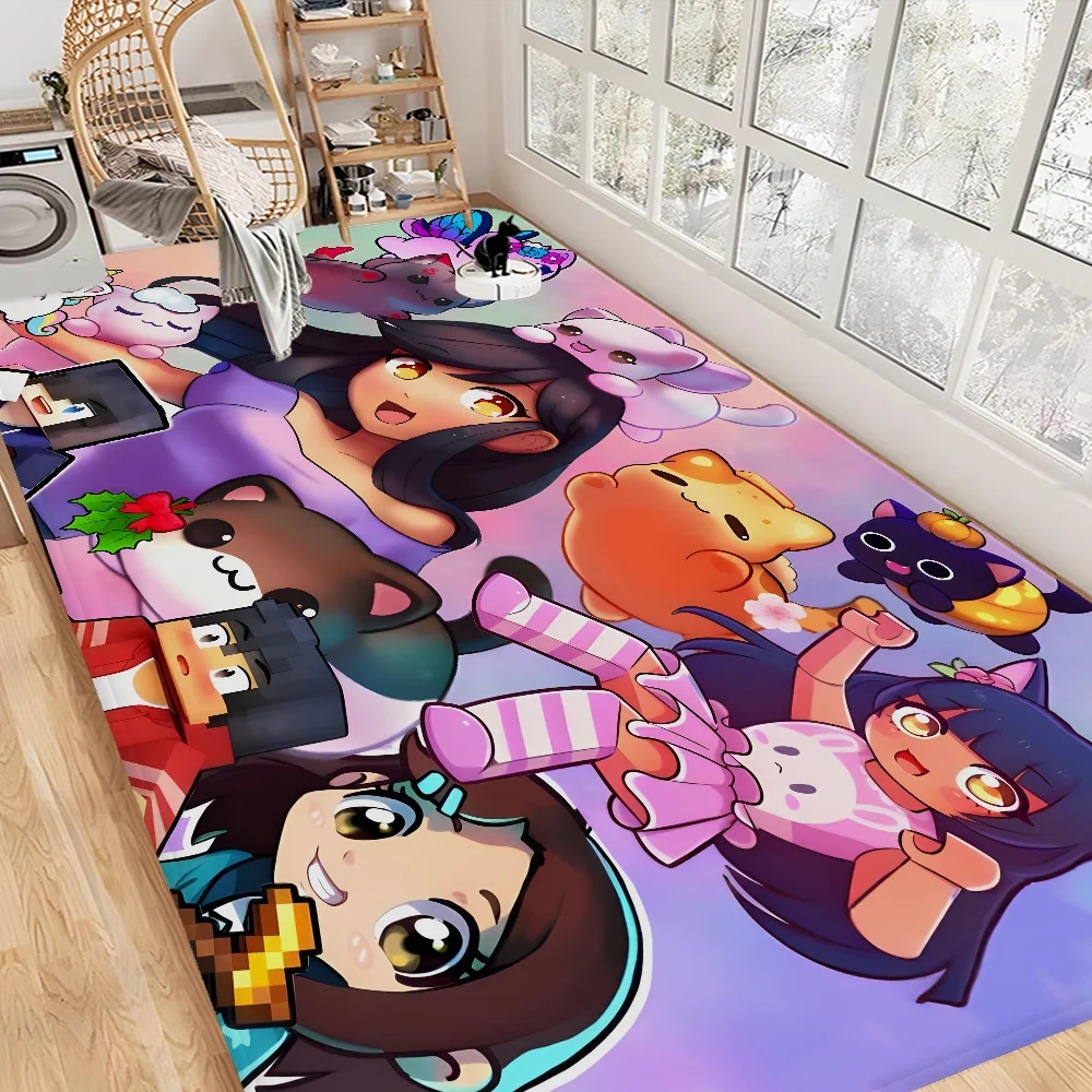 

Cute Aphmau With Wings Door Mat Nordic Style Home Doormat Bathroom-Toilet Mats Bedroom Bedside Mats