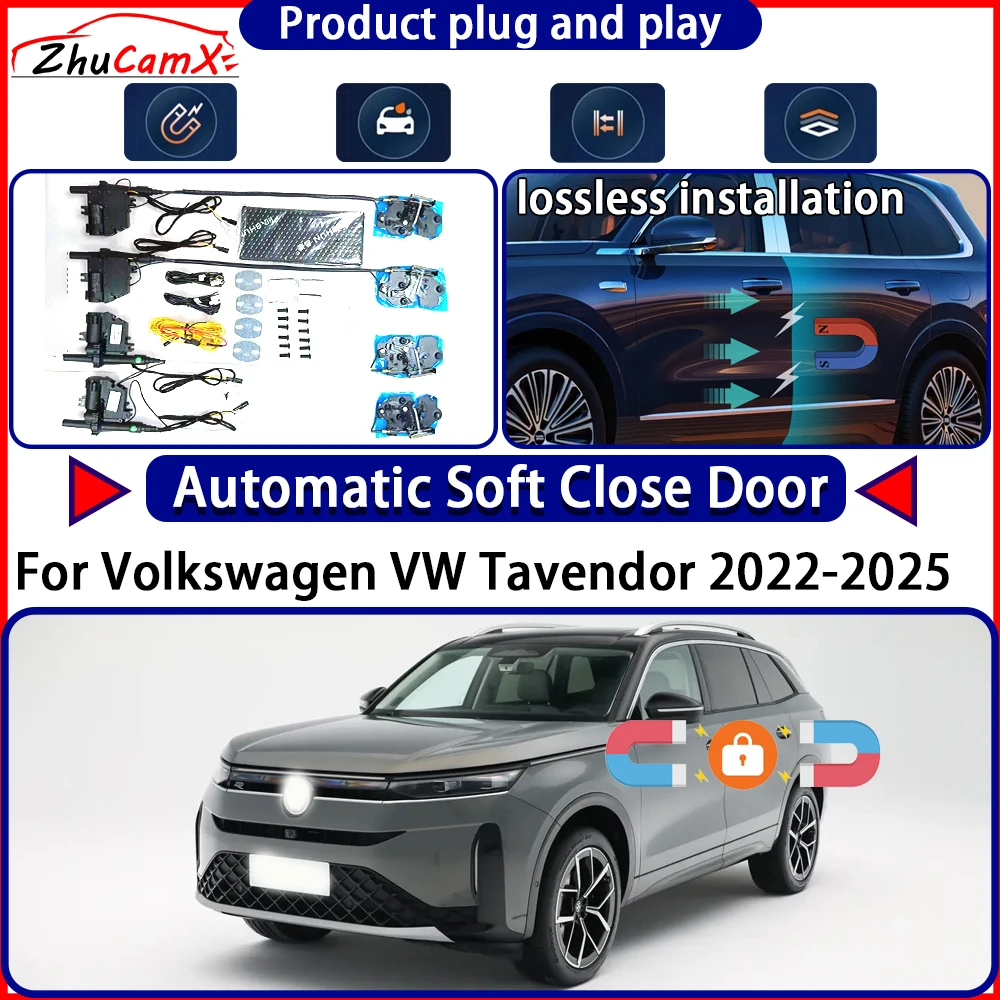 

OEM Electric Door Lock Actuator for Volkswagen VW Tavendor 2022-2025 Soft Close Door Kit Power Latch System Auto Pull Door Easy