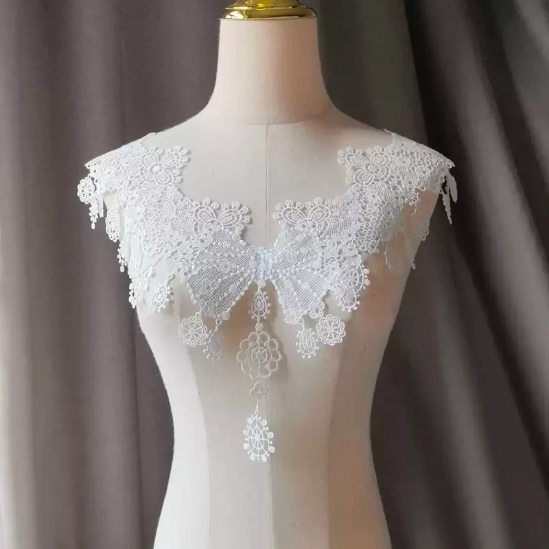 Anti-exposure Collar Age-reducing Clothing Accessory sew on patches Hand Sew Lace Collar V-neck Decorative Neckline patches