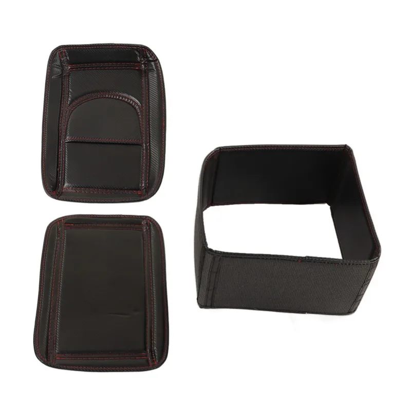 9-Piece Motorcycle Tail Box Inner Liner Mat – Replacement Storage Pad for R1200GS/R1250GS LC ADV Models, Red Color, Durable Mat