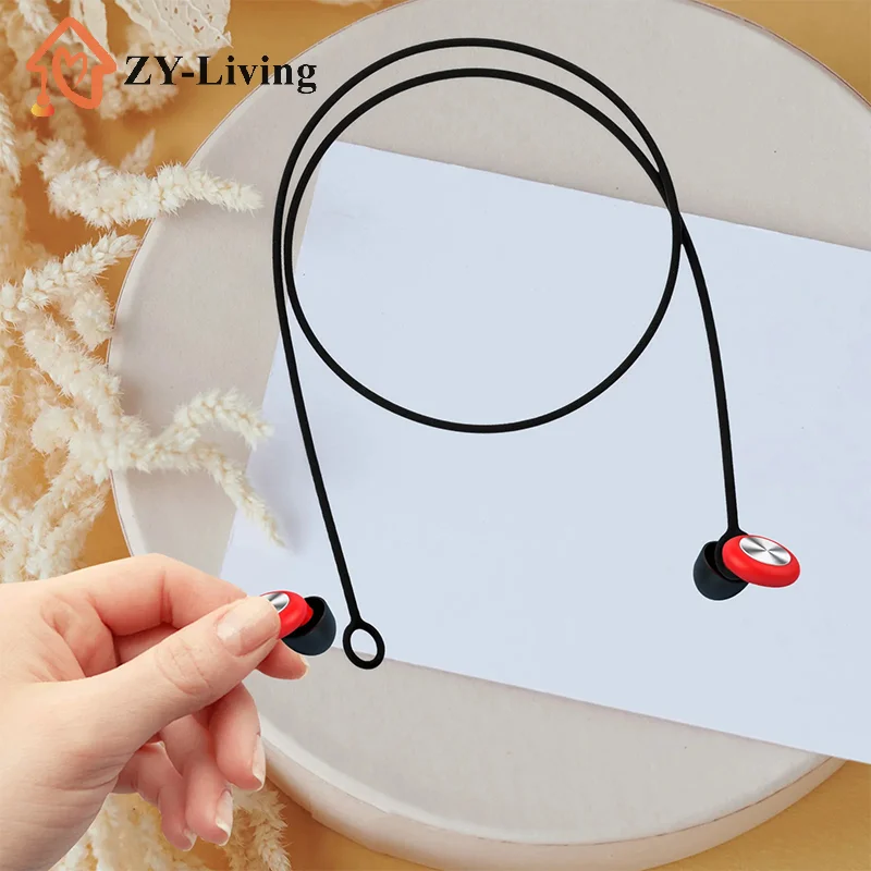 1Pcs Outdoor Earplugs Earbud Lanyard Work Travel Sleep Connector Cord Anti-lost Rope Silica Gel Earphone Strap image 4