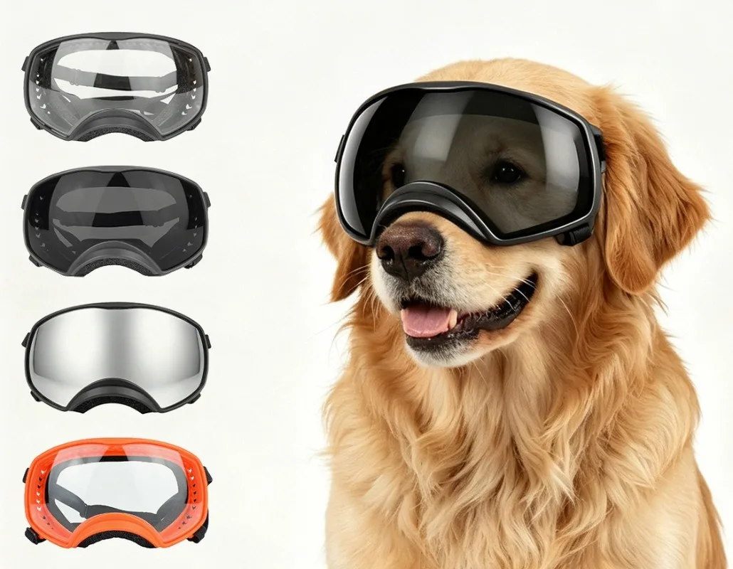 Pet Glasses Dog Products Sunglasses Medium and Large Dogs Windproof Sand-proof UV-proof Dog Goggles