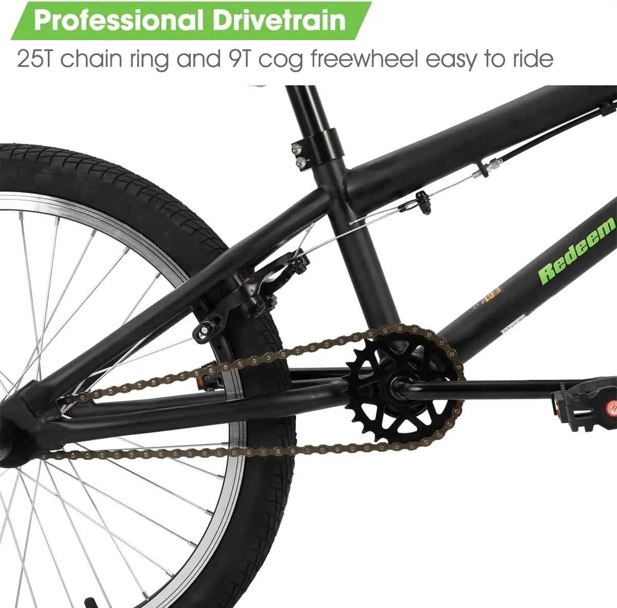 دراجة BMX للأطفال مقاس 20 بوصة، من المستوى المبتدئ إلى الدراجين المتقدمين مع جيروسكوبي 360 درجة و4 أوتاد، دراجات أطفال للأولاد والبنات، Y