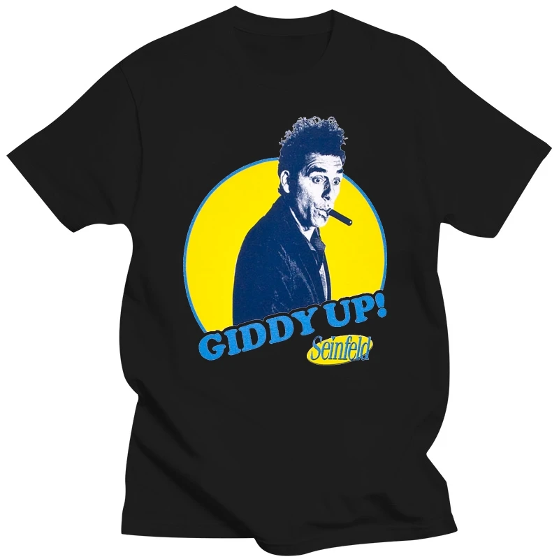 SEINFELD KRAMER GIDDYUP!  - KRAMER JERRY ELAINE GEORGE T-SHIRT TEE COLLECTIBLE