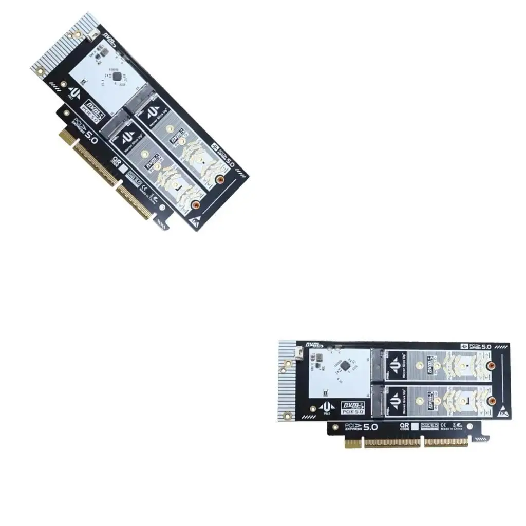 

652F PCIE 5.0 к M.2 NVME Адаптер карты PCIE X16 до M.2 Coverter Card
