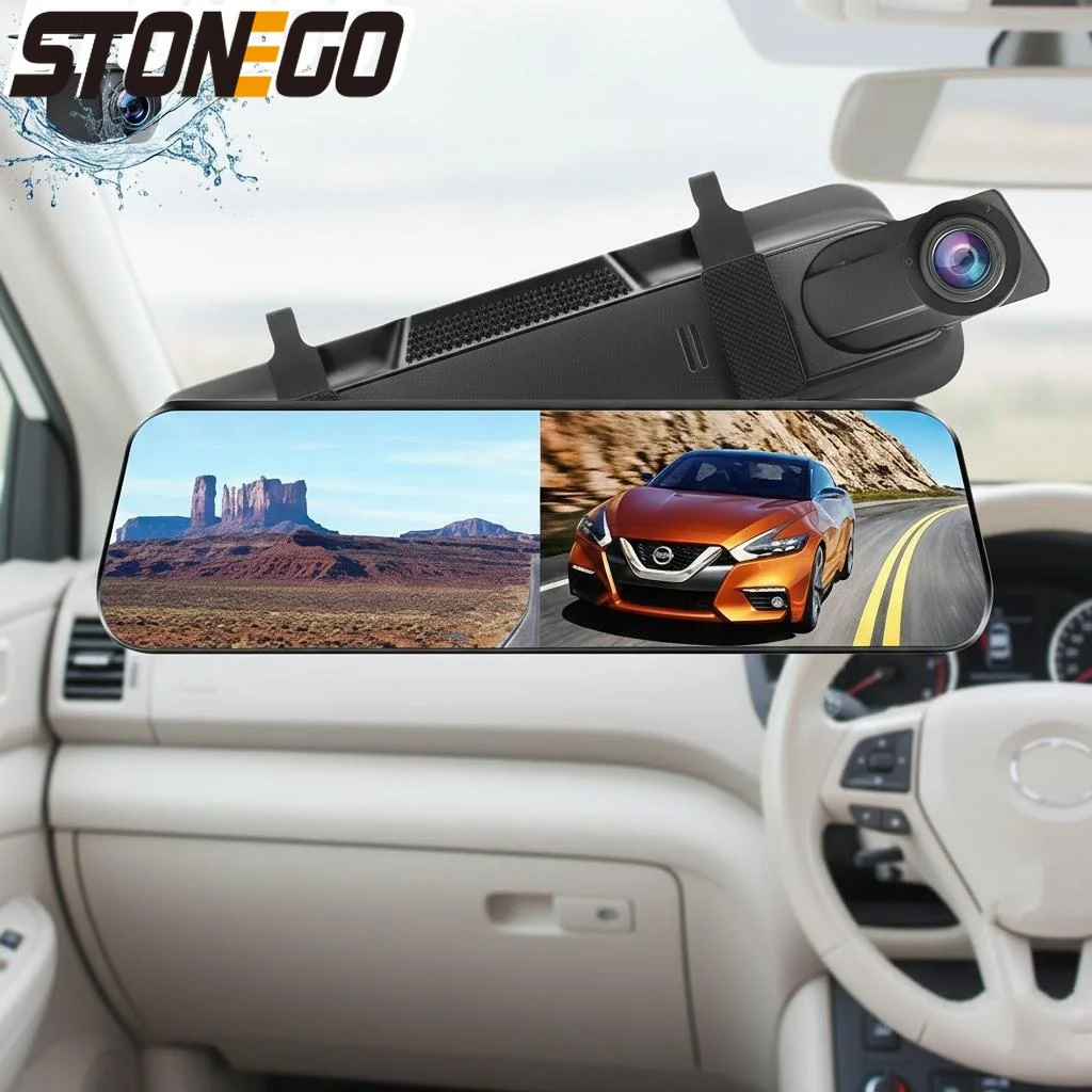 

4K WIFI Car DVR Front and Rear Camera Touch Screen Dash Cam 24H Parking Monitor Dual Lens Recorder Auto Video Driving Recorder
