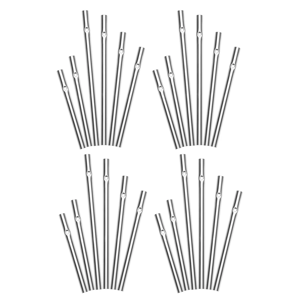 

24 шт., трубки для колокольчиков, алюминиевые запасные части «сделай сам», для внутреннего и наружного декора, набор для изготовления колокольчиков, принадлежности для рукоделия, ремонтный комплект