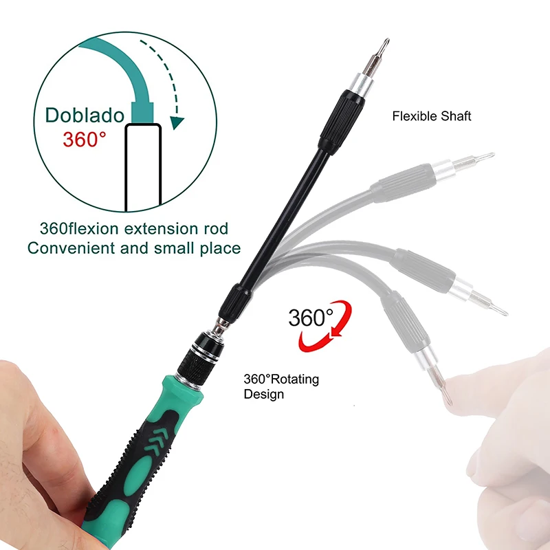 ชุดไขควง 138 in 1 แบบแม่เหล็ก หัว Torx Hex Phillips สำหรับซ่อมโทรศัพท์ นาฬิกา แล็ปท็อป ระดับมืออาชีพ