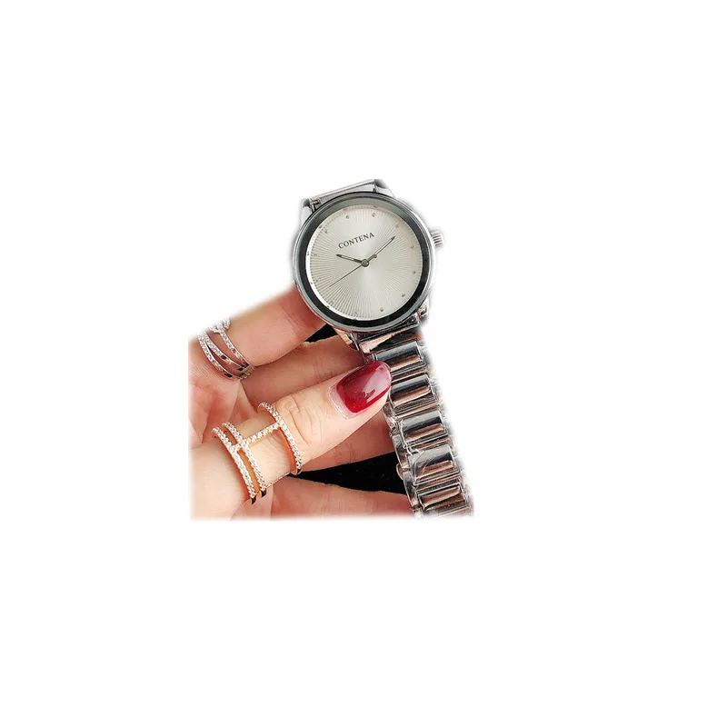 Relogio Feminino New Crystal Diamond watch luxury silver women\'s watch Fashion women\'s watch All Steel watch Clock Saat 2023