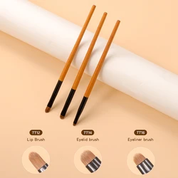 OVW Makeup Brushes Set Lip Brush Blender Eyeshadow Professional Foundation Eyeliner Wooden