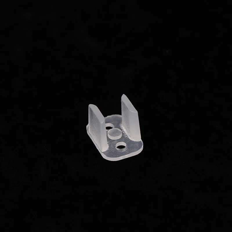 LED修理absプラスチック取り付けクリップ、ネオンストリップクリップ、取り付けクリップ、6x12mm、8x16mm、20個
