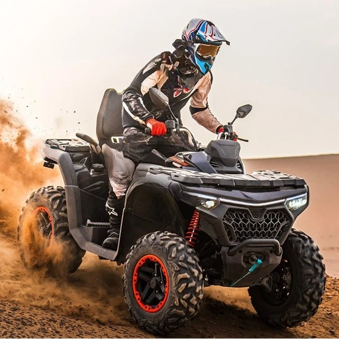 All-terrain vehicle, quad bike, ATV.