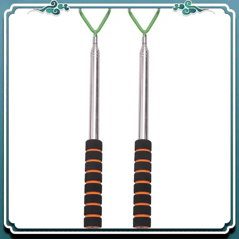 

Reliable 2X Disc Golf Retriever Telescoping Disc Golf Grabber Durable Stainless Steel Disc Golf Retrieving Device Retrieve Discs