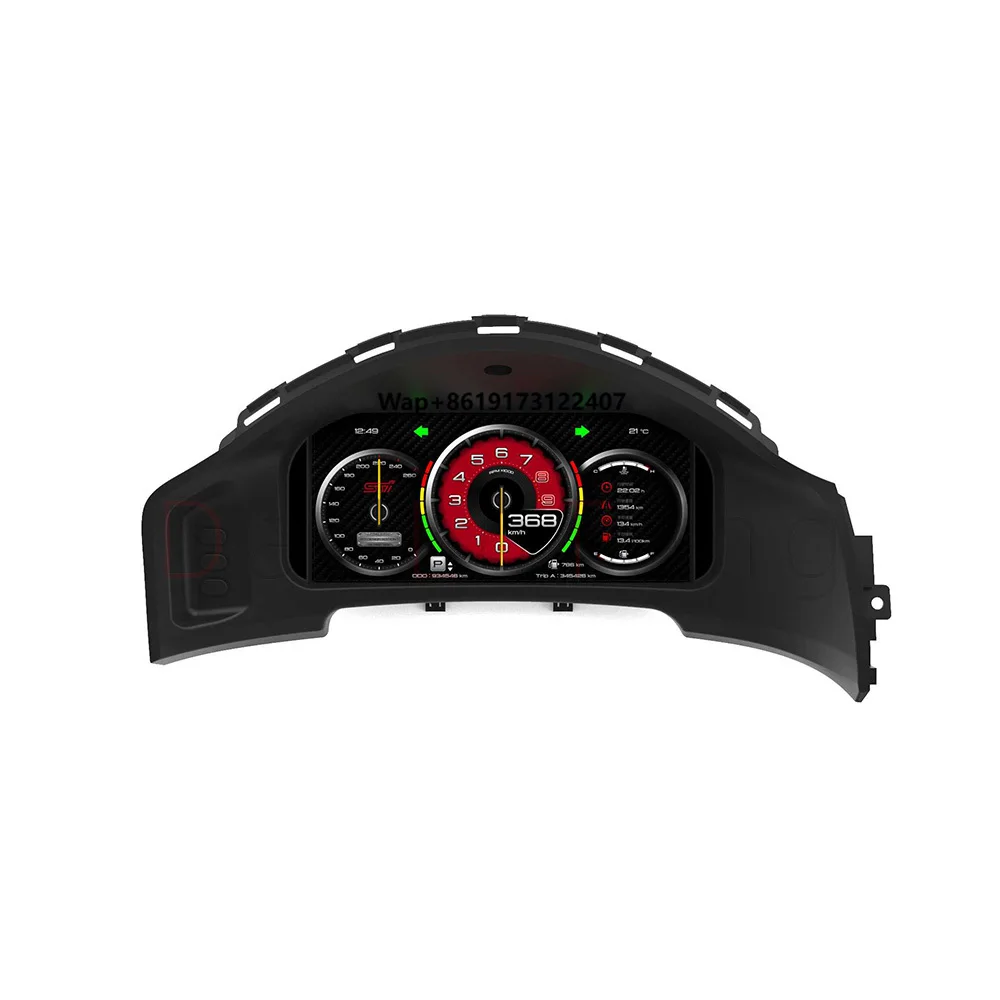 Upgrade LCD Digital Cluster Speedometer Instrument New Auto Meter for  86BRZ 2013-2018